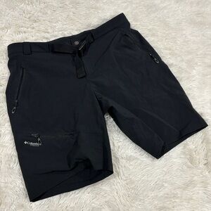 Columbia Titanium Omni Shield Belted Black Fir Ridge Shorts Size 12/44